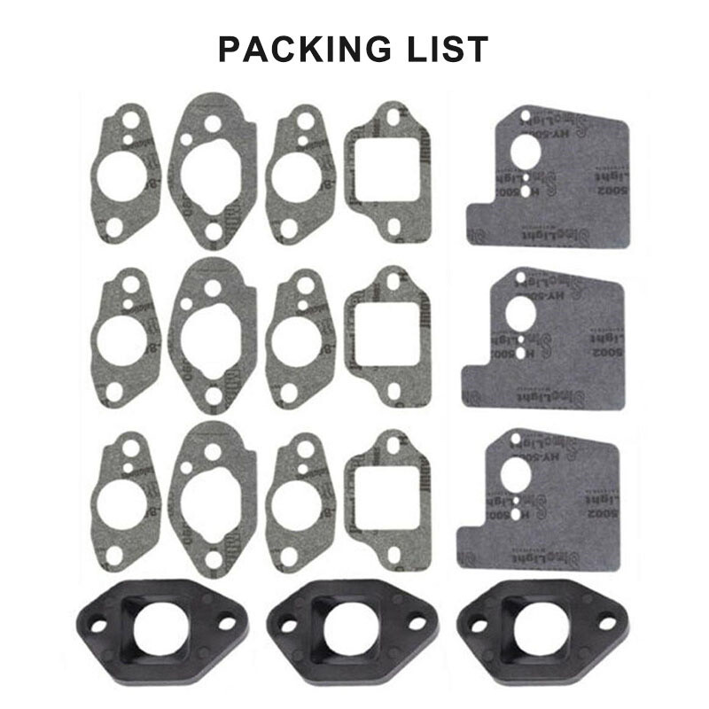 Carburetor Insulator Gasket Set For Honda GCV160 GCV190 16211-ZL8-000 Parts