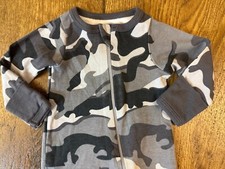 Wonder Nation Preemie Baby Boy Sleeper Camouflage Camo Outfit Gray Reborn Doll