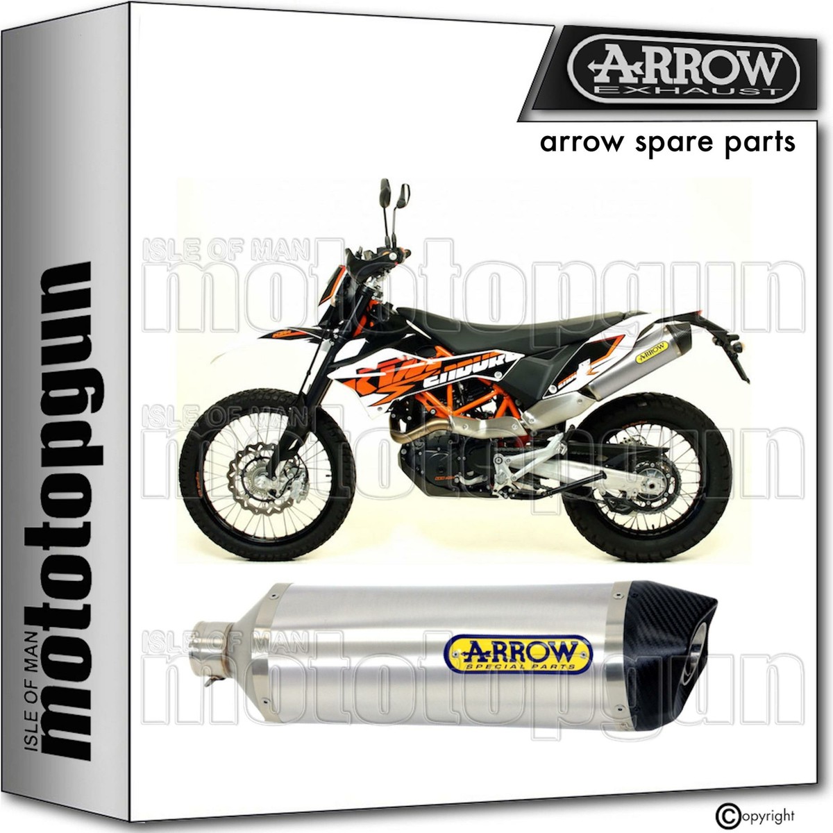 ARROW EXHAUST OK RACE-TECH ALUMINIUM C KTM 690 SMC 2011 11 2012 12