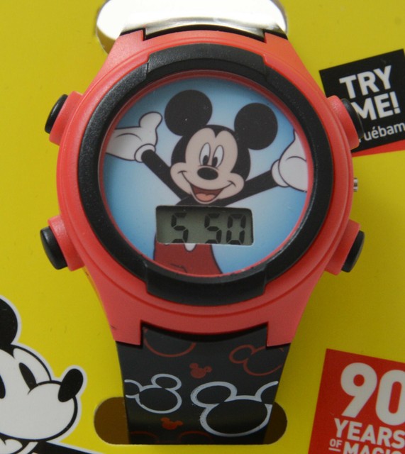 mickey mouse digital watch