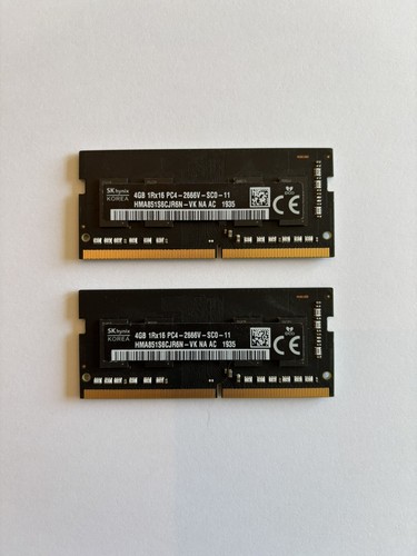 SK Hynix 8GB KIT (2x 4GB) DDR4-2666 SODIMM RAM - HMA851S6CJR6N-VK