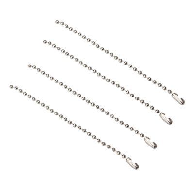 10-50Stk 7/10cm Kugelkette Silber Eisen DIY Dog Tag Necklaces Armband Ball Chain