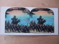 Stereo View Stereoscopic - Printed Image - Military Naval Army Soldiers WW1