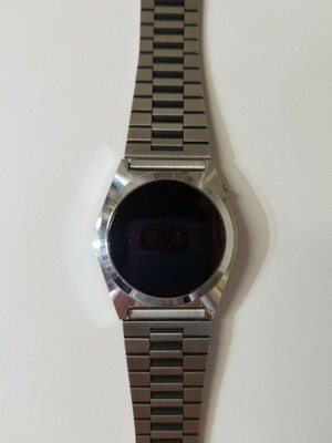 Vintage Fairchild Timeband RED LED Watch | eBay