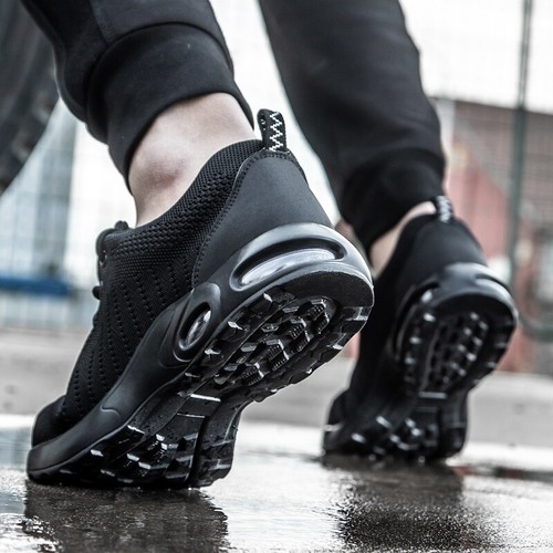 Men's Steel Toe Cap Saftey Anti-smash Shoes Lightweight Work Sneakers Boots US - Picture 6 of 13