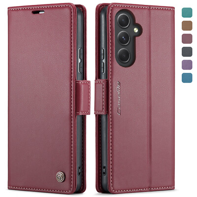 For Samsung A15 A16 A35 A55 A53 A54 Case with PU Leather Flip Stand Phone Covers