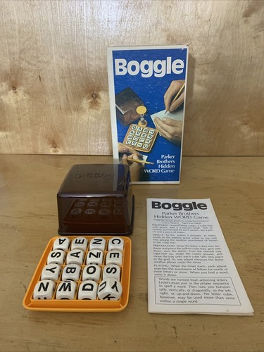 Vintage Parker Brothers Boggle Game replacement Parts. No Timer | eBay