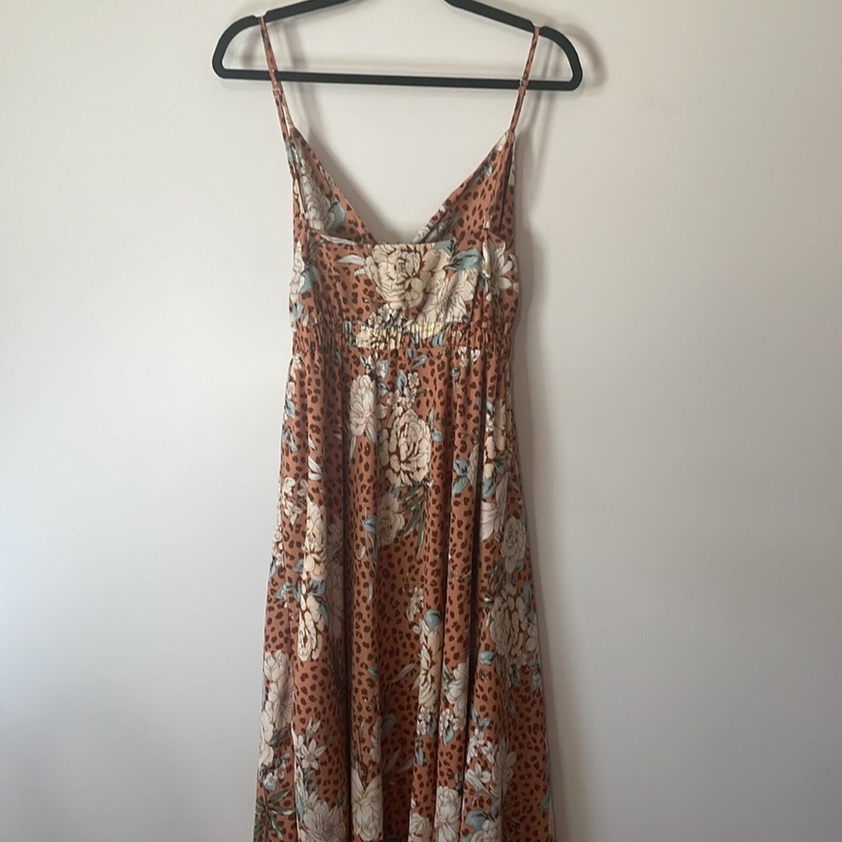 vici brown dress Carmellie Print Mesh Maxi Dress – VICI