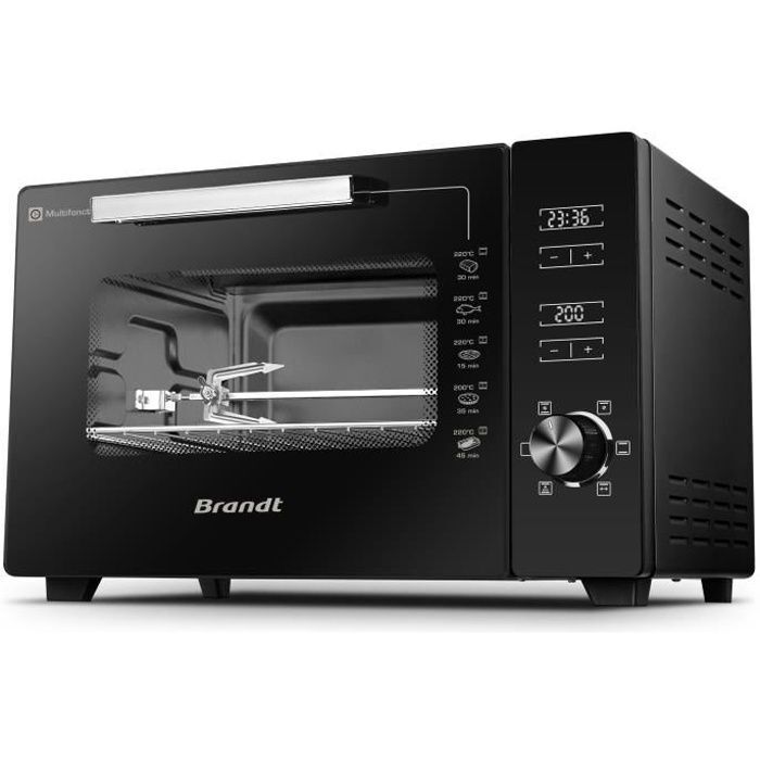 1436155 BRANDT - FC406MHB - Mini forno 40 L - Dimensioni piatto: 29*38 cm - Impo