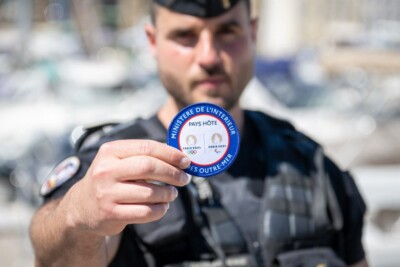 1 Paris 2024 Olympische Spiele Abzeichen Polizei NEU
