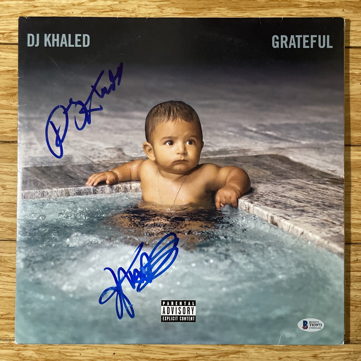 DJ Khaled GRATEFUL 未開封レコード DJ Khaled signed Grateful 12