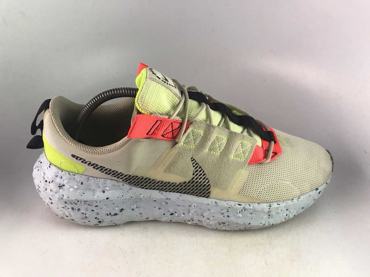 Nike Crater Impact Men's Size 10 Light Bone Black Eco Friendly Shoes  DB2477-010