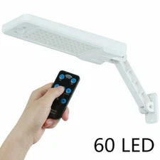 60/48/36 LED Solar Street Wall Light PIR Motion Sensor Outdoor Lamp + Remote US