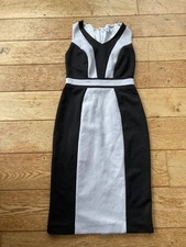 7th Avenue Black White Office Evening Summer Dress Size XS