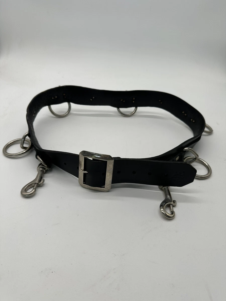 VTG 90s Punk Elastic/Metal Combo Black Belt PU Leather Punk Elastic Gothic Rivets Wide Cinch Belt  main image 4