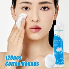 120Pcs Cotton Rounds Face Makeup Remover Pads Bulk Facial Z4Y4 M Toner Pads Z5E7