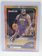 2025-26 NBA Hoops Holo Foil ORANGE Parallel LeBron James #84 Lakers 