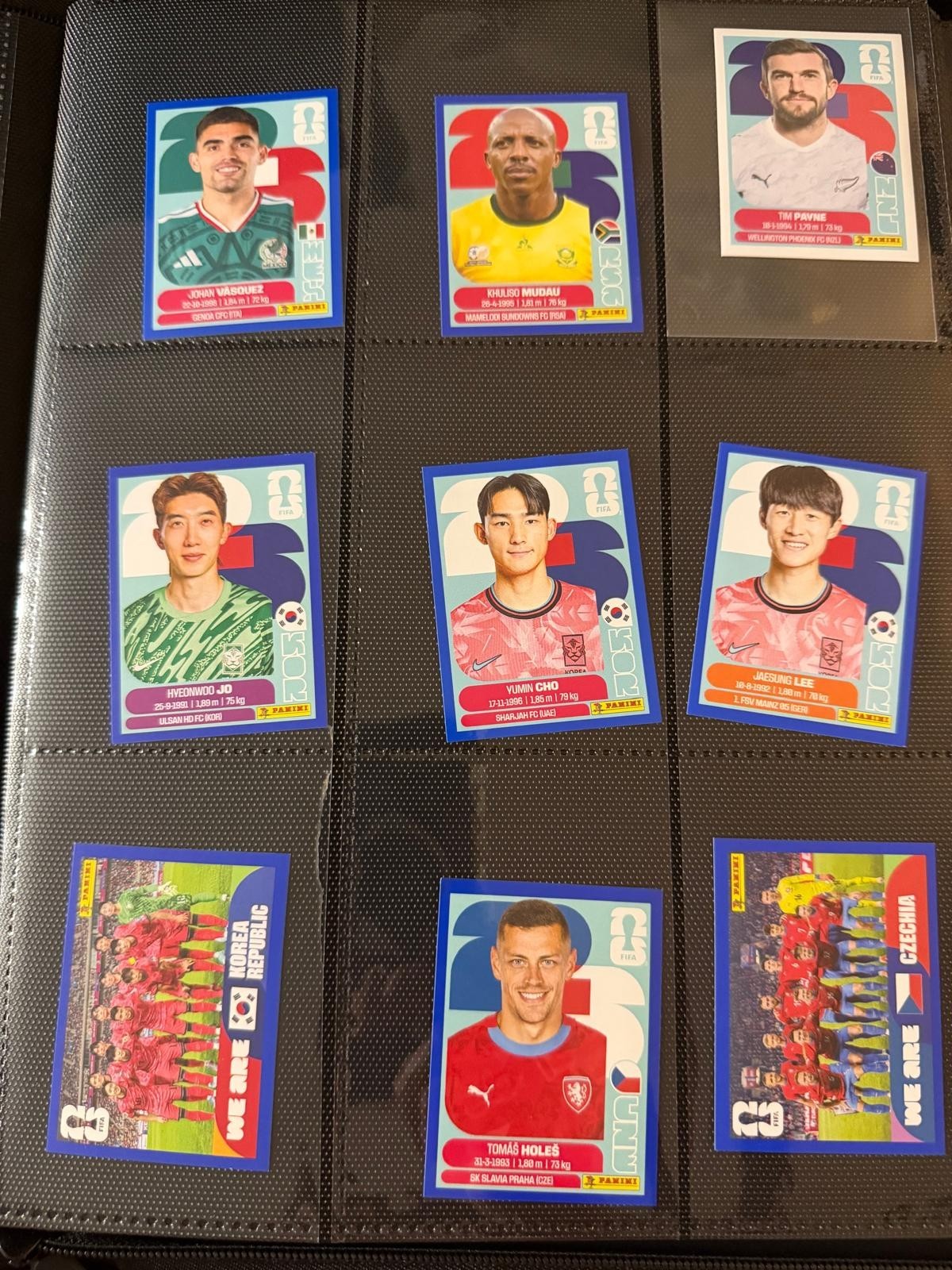 Panini FIFA World Cup 2026 BLUE Parallel Stickers - USA Edition