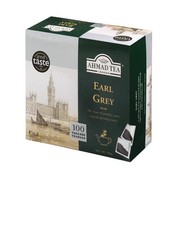 Ahmad Tea 100 Tagless Teabags, Earl Grey, Black Tea, 1 x 100 Teabags 0.07 per strip