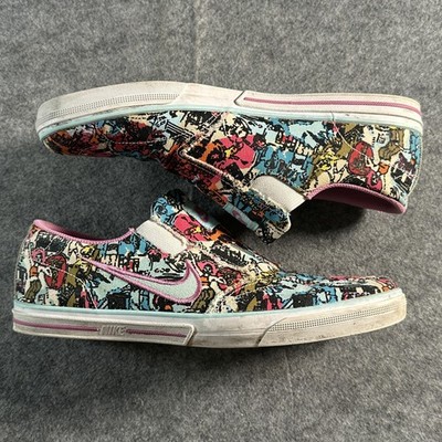 Nike Zoom Air Harbor Shoes Mens Size 8.5 Slip On Canvas Skate 315851-142