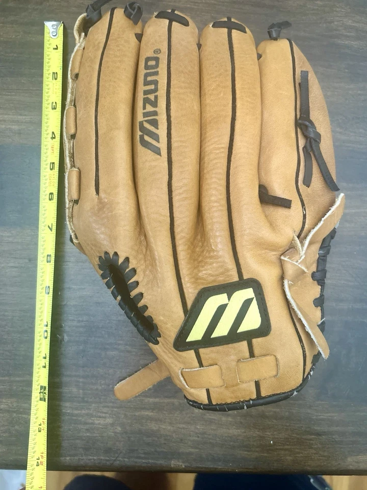 Mizuno Baseball Glove 13 Leather Left-Hand Superior Fit Nice Shape!!! - Image 3 of 4