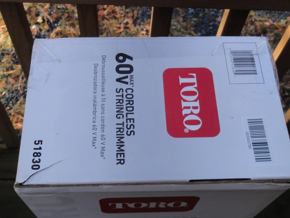 Toro Cordless 60V String Trimmer (51830) - UNUSED in open box - Image 2 of 4