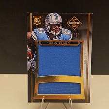 Panini 2014 Limited Rookie Jersey Eric Ebron #RJ-EE Lions Football Card /99