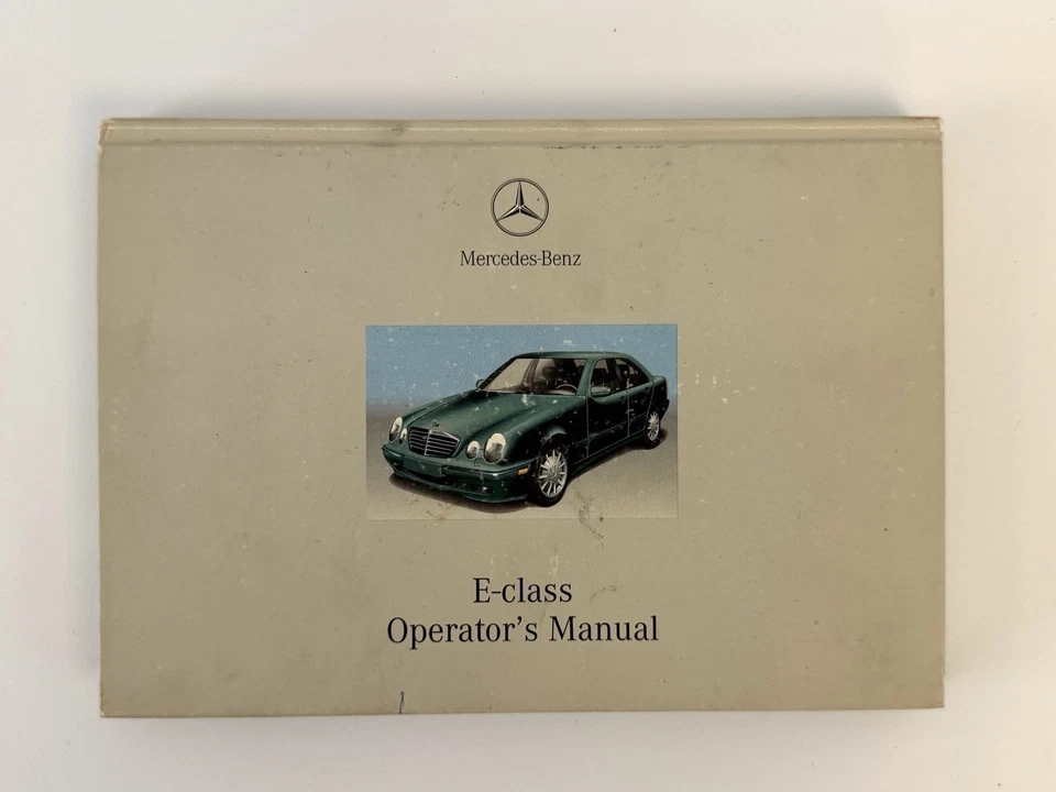 Juego de manual del propietario Mercedes-Benz Clase E 2000-2002 con estuche E320 E430 W210 OEM Foto 2 de 4