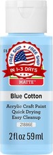 Blue Cotton Paint 2 Oz 2 Fl Oz