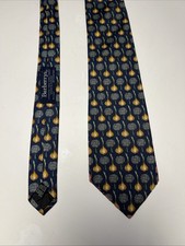 BURBERRY  s Onions London Silk Tie VINTAGE Made In England Necktie AS IS Read