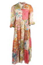 ZIMMERMANN MULTI COTTON MAXI DRESS 0 UK 8
