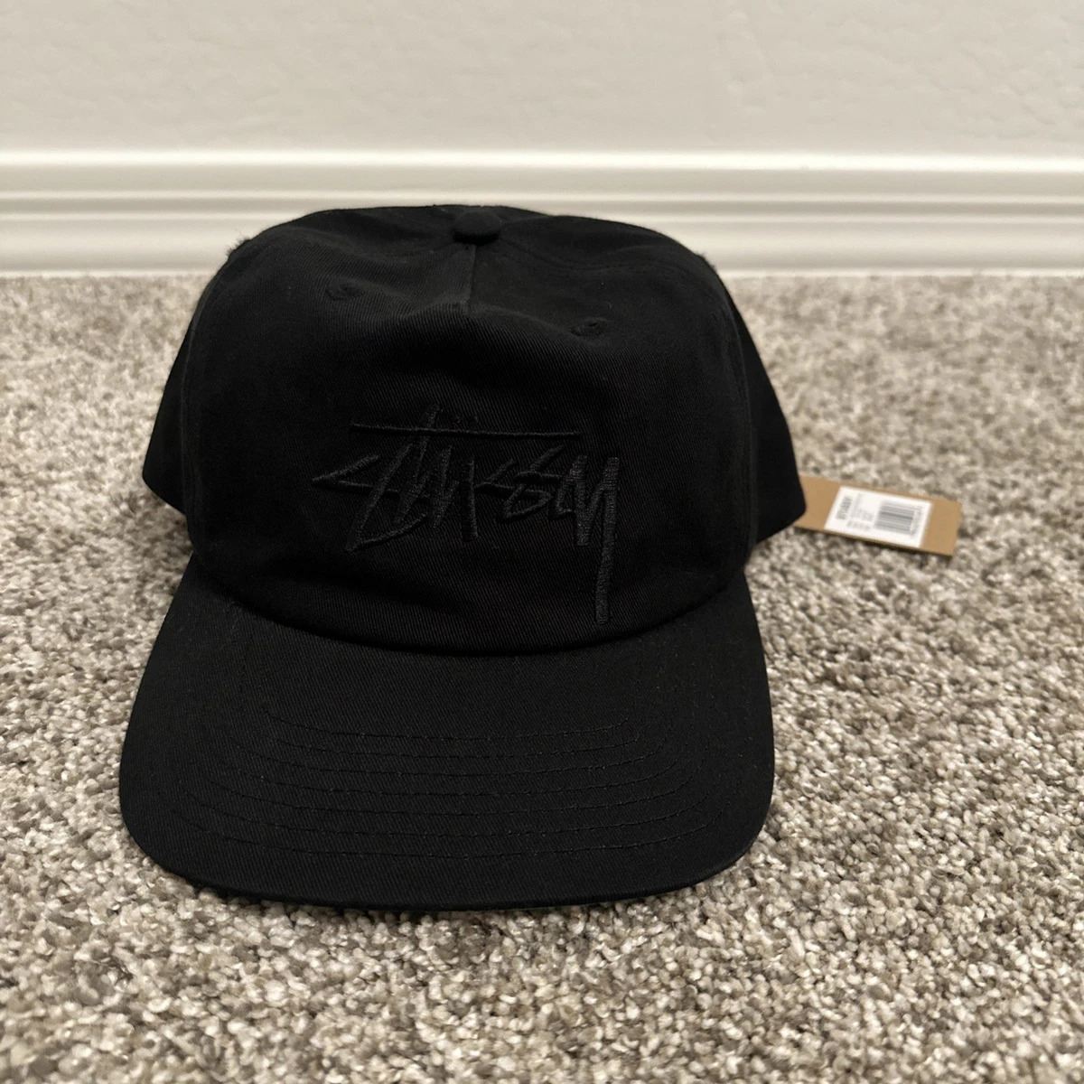 Stussy Black Hats for Men for sale | eBay