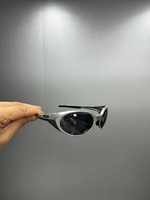 Oakley Eye Jacket Redux Silver Frame Black Lens Sunglasses Sport