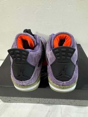 NIKE AIR JORDAN 4 RETRO MID CANYON PURPLE AQ9129-500 W Size 6 | eBay