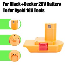 For Black Decker 20V Battery Adapter Converter to for Ryobi 18V Power Tools