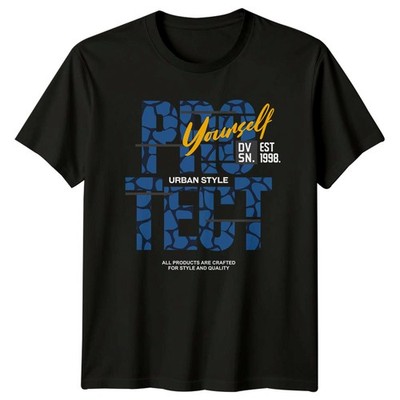 Protect Yourself DV SN EST T-Shirt Retro Urban Streetwear 28. Geburtstag Geschenk