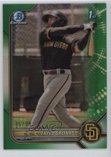 2022 Bowman Chrome Prospects Green Refractor 86/99 Zayed Salinas #BCP-122 0i7e