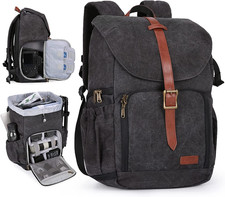 Camera Backpack, DSLR SLR Waterproof Camera Bag, Anti-Theft Photography Backpack