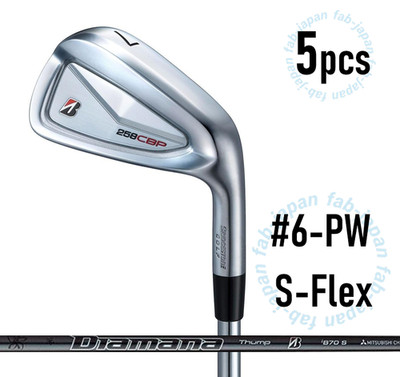 Bridgestone 258CBP Iron Wedge #6-PW 5pcs Set S-Flex Diamana Thump iB70 Graphite