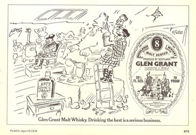 1978 Werbung für GLEN GRANT 8-Year-Old Scotch Malt Whisky (1) Original Print Ad