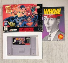 Justice League Task Force (Super Nintendo) Cartridge, Box, Insert (NO MANUAL)