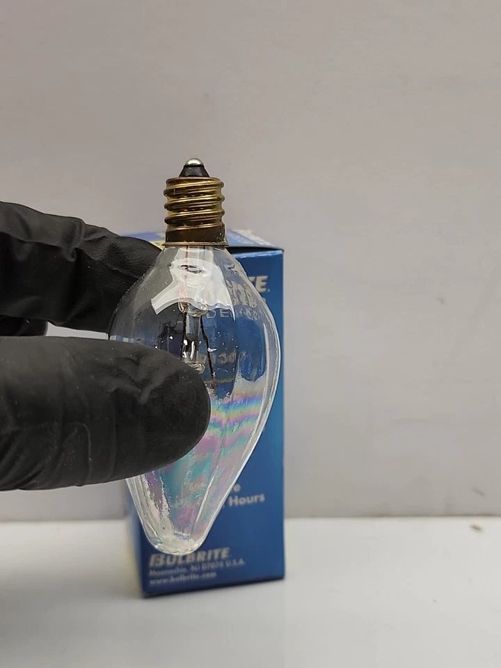 Bulbrite 15F10/CL 15W F10 Clear Cand. Base 130V 👍 - Image 3 of 3