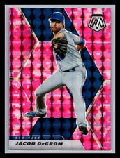 Jacob deGrom New York Mets 2021 Panini Mosaic #97 Pink Camo