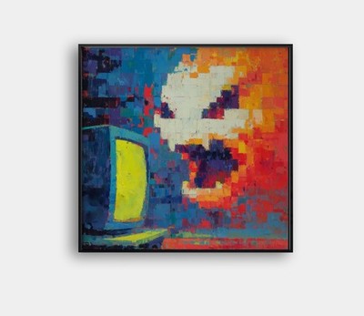 Retro Arcade Framed 24x24 Giclée Art Print Ltd 1/25 Signed COA Rombley V9