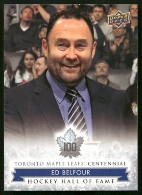 Ed Belfour - 2017 Upper Deck Toronto Maple Leafs Centennial Hockey #168