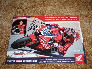 WSBK 2026 Ana Carrasco signierte Autogrammkarte