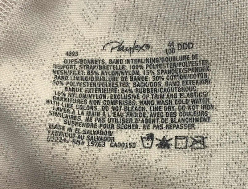 Sujetador para mujer Playtex 44DDD Foto 4 de 4