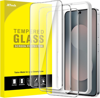 JETech Screen Protector for Samsung Galaxy S25 FE, 9H Tempered Glass Film with E