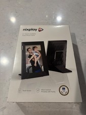 Nixplay - W08K Touch 8-inch LCD Smart Digital Photo Frame - Black/SILVER NEW
