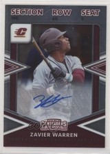 2020 Elite Extra Edition College Tickets Signatures Zavier Warren Auto 6q5